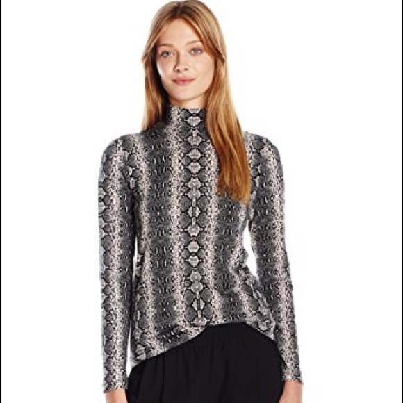 Snake printed turtleneck from Rebecca Taylor - Picture 1 of 4